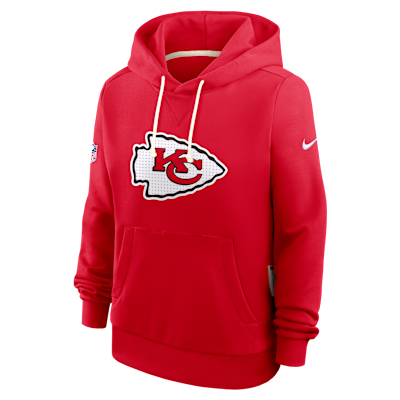 Kansas City Chiefs Sideline Women's Nike Dri-FIT NFL Pullover